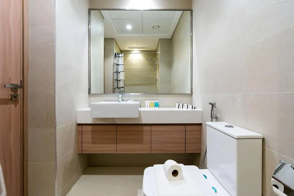 Apartmán Cozy Studio In Azizi - Creek Views Dubaj 0*,